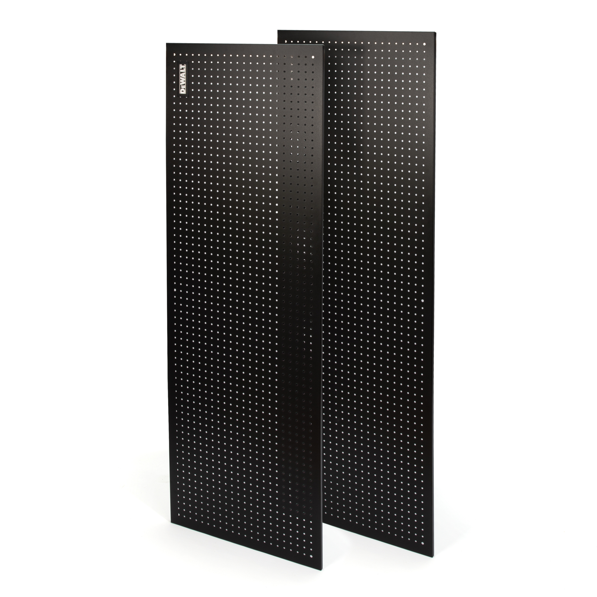 DeWalt Metal Pegboard Kit for DXST10000 Storage Rack — 2-Piece, 24in. x 71in., Steel, Black, Model# DXST10000PBK